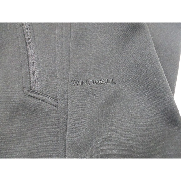 The North Face Jacket Mens Large Black WindWall Microsoft Softshell Full Zip - Picture 2 of 12